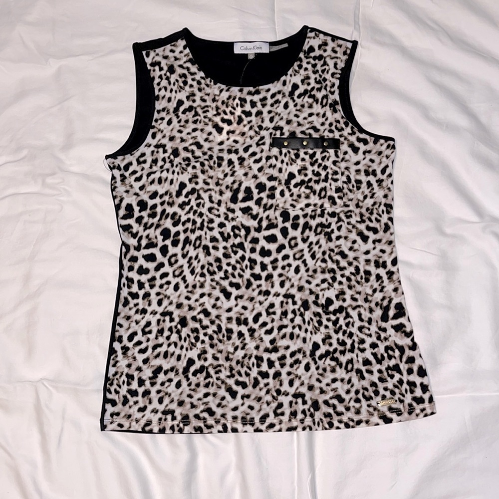 Calvin Klein Sleeveless Blouse BNWT